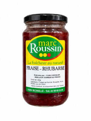 Confiture de fraises / rhubarbe (360g)